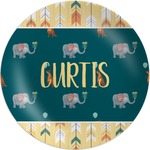 Animal Friend Birthday Melamine Plate (Personalized)