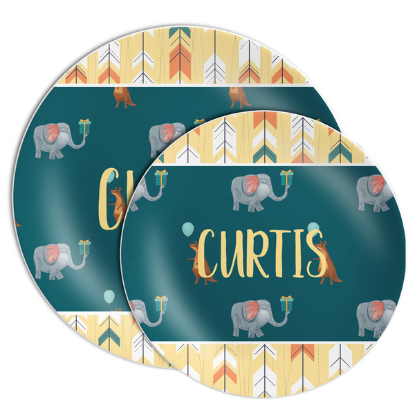 Animal Friend Birthday Melamine Plates - PARENT/MAIN