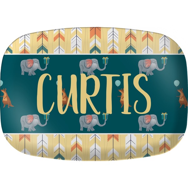 Custom Animal Friend Birthday Melamine Platter (Personalized)