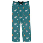 Animal Friend Birthday Mens Pajama Pants - L