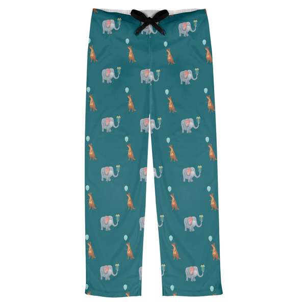 Custom Animal Friend Birthday Mens Pajama Pants - XL