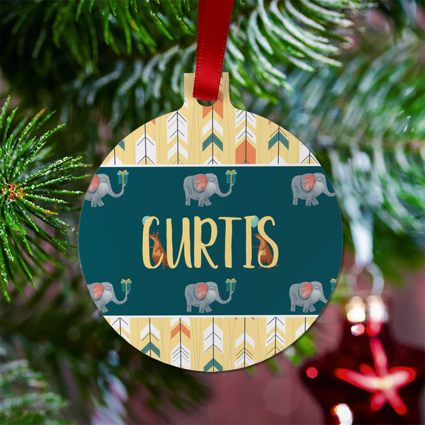 Animal Friend Birthday Metal Ball Ornament - Lifestyle