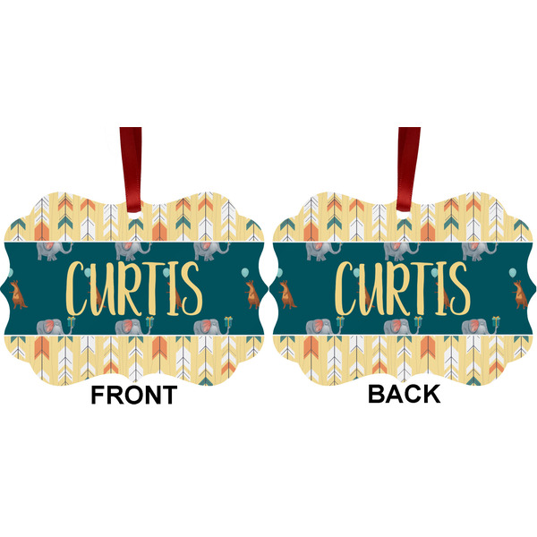 Animal Friend Birthday Metal Benilux Ornament - Front and Back (APPROVAL)