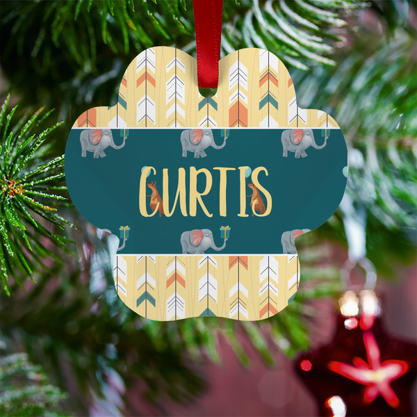 Animal Friend Birthday Metal Paw Ornament - Lifestyle