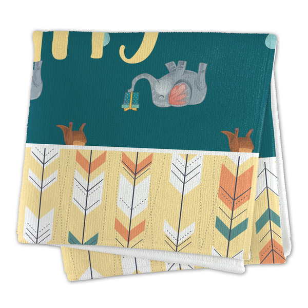 Animal Friend Birthday Microfiber Dish Rag - FOLDED (square)