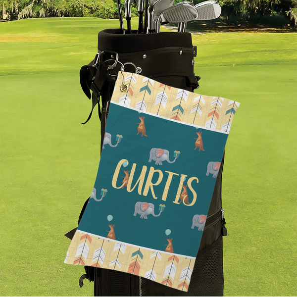 Animal Friend Birthday Microfiber Golf Towels - Small - LIFESTYLE