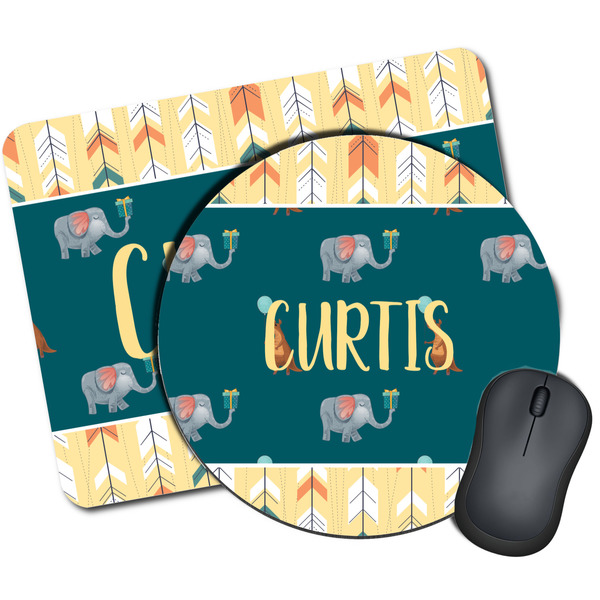 Custom Animal Friend Birthday Mouse Pad (Personalized)