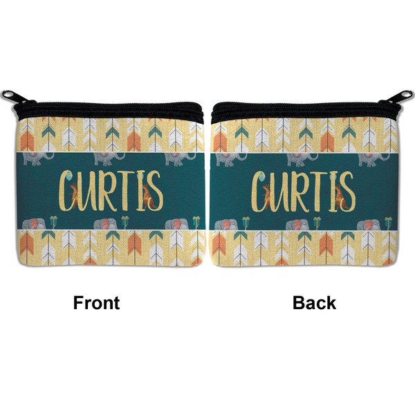 Animal Friend Birthday Neoprene Coin Purse - Front & Back (APPROVAL)