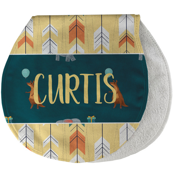 Animal Friend Birthday New Baby Burp Folded