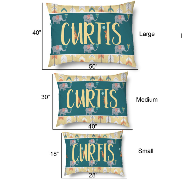 Animal Friend Birthday Outdoor Dog Beds - SIZE CHART