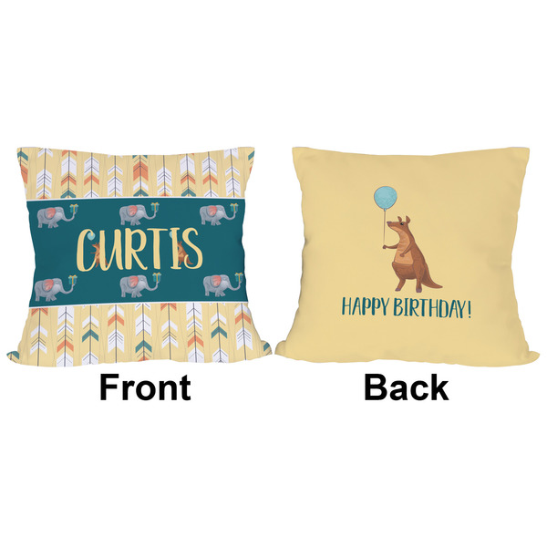 Animal Friend Birthday Outdoor Pillow - 16x16