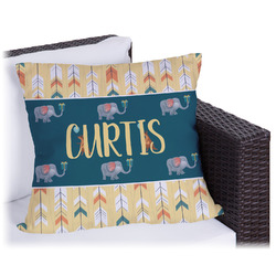 Animal Friend Birthday Outdoor Pillow (Personalized)