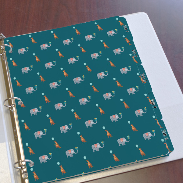 Animal Friend Birthday Page Dividers - Set of 5 - In Context