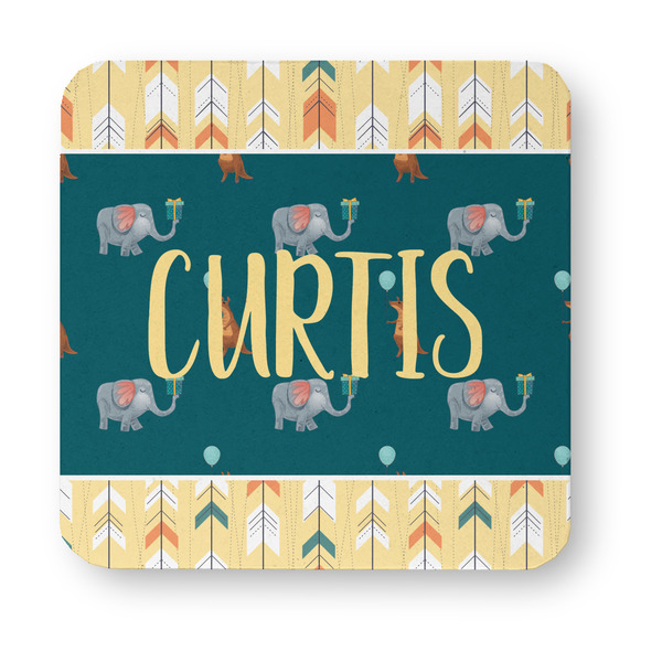 Animal Friend Birthday Paper Coasters - Approval