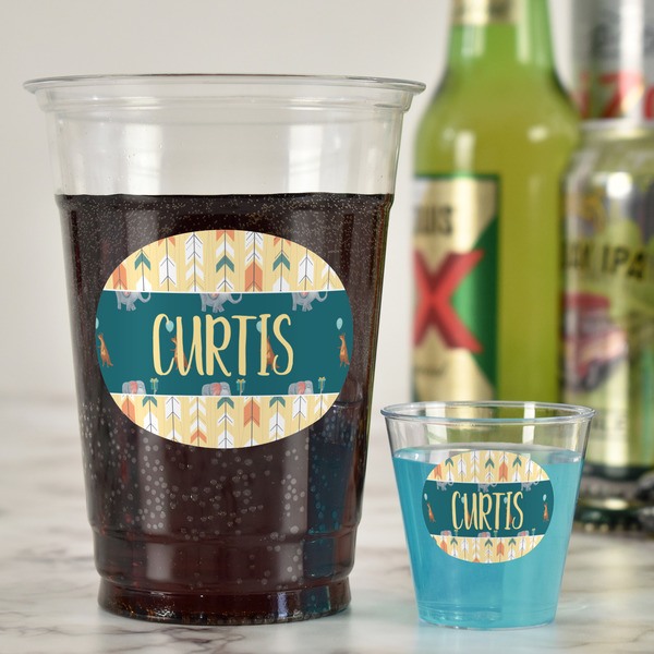 Animal Friend Birthday Party Cups - 16oz - In Context