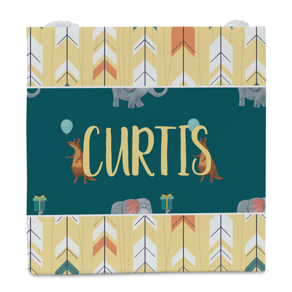 Animal Friend Birthday Party Favor Gift Bag - Gloss - Front