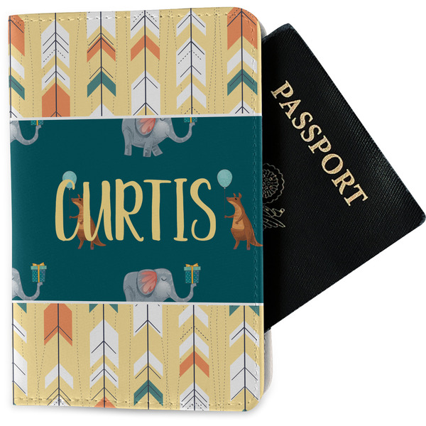 Custom Animal Friend Birthday Passport Holder - Fabric w/ Name or Text