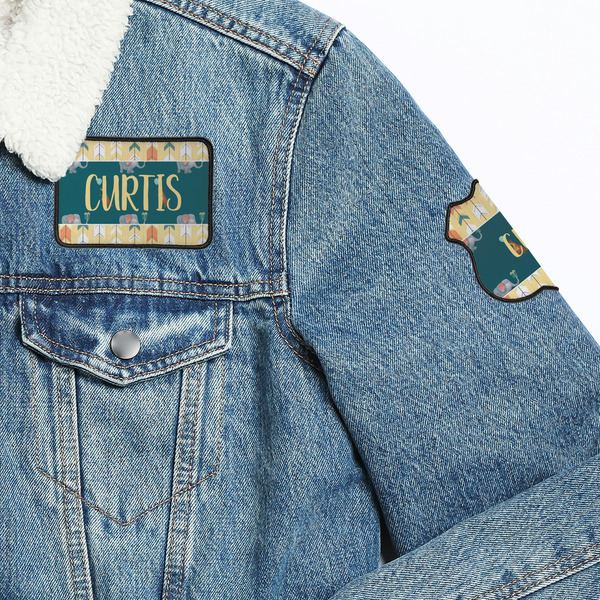 Animal Friend Birthday Patches Lifestyle Jean Jacket Detail