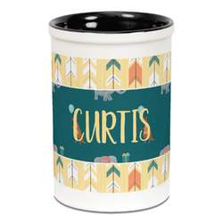 Animal Friend Birthday Ceramic Pencil Holders - Black