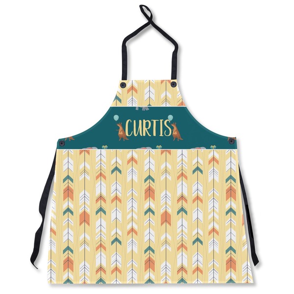 Custom Animal Friend Birthday Apron Without Pockets w/ Name or Text