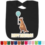 Animal Friend Birthday Cotton Baby Bib (Personalized)