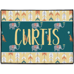 Animal Friend Birthday Door Mat - 24"x18" (Personalized)