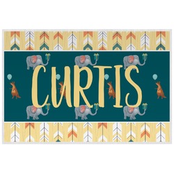 Animal Friend Birthday Laminated Placemat w/ Name or Text