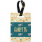 Animal Friend Birthday Plastic Luggage Tag - Rectangular w/ Name or Text