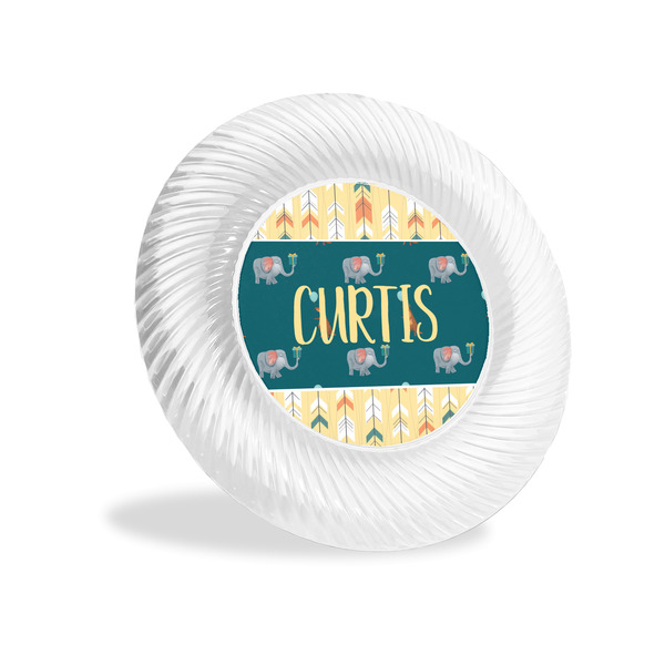 Custom Animal Friend Birthday Plastic Party Appetizer & Dessert Plates - 6" (Personalized)