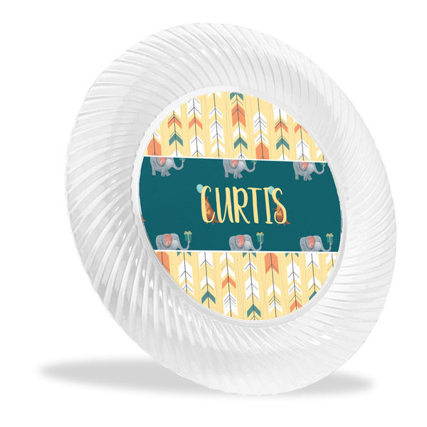 Custom Animal Friend Birthday Plastic Party Dinner Plates - 10" (Personalized)