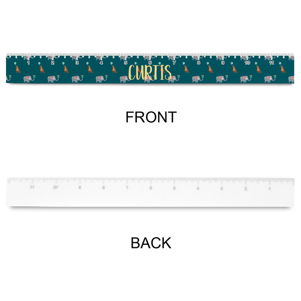 Animal Friend Birthday Plastic Ruler - 12" - APPROVAL
