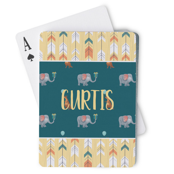 Custom Animal Friend Birthday Playing Cards (Personalized)