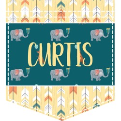 Animal Friend Birthday Iron On Faux Pocket (Personalized)