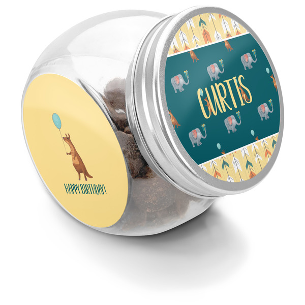 Custom Animal Friend Birthday Puppy Treat Jar (Personalized)