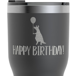 Animal Friend Birthday RTIC Tumbler - Black - Engraved Front (Personalized)