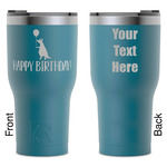 Animal Friend Birthday RTIC Tumbler - Dark Teal - Laser Engraved - Double-Sided (Personalized)