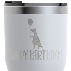 Animal Friend Birthday RTIC Tumbler - White - Engraved Front & Back (Personalized)
