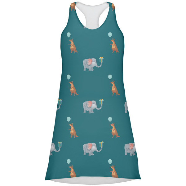 Custom Animal Friend Birthday Racerback Dress - X Large