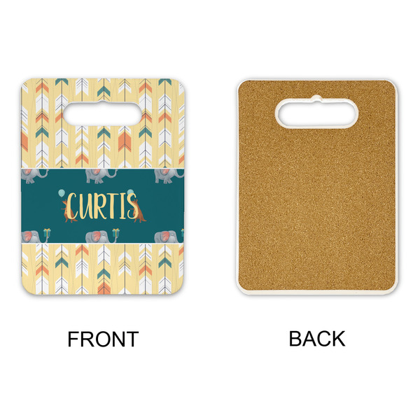 Animal Friend Birthday Rectangle Trivet with Handle - APPROVAL