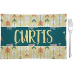 Animal Friend Birthday Glass Rectangular Appetizer / Dessert Plate (Personalized)