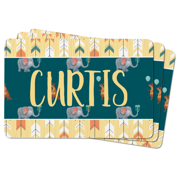 Animal Friend Birthday Rectangular Fridge Magnet - THREE