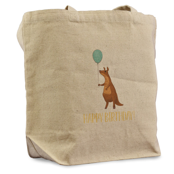 Custom Animal Friend Birthday Reusable Cotton Grocery Bag (Personalized)