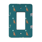Animal Friend Birthday Rocker Style Light Switch Cover - Single Switch