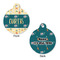 Animal Friend Birthday Round Pet Tag - Front & Back