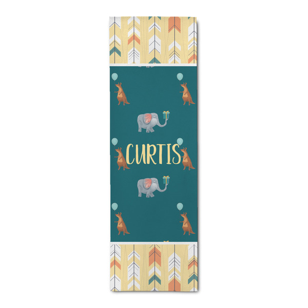 Custom Animal Friend Birthday Runner Rug - 2.5'x8' w/ Name or Text