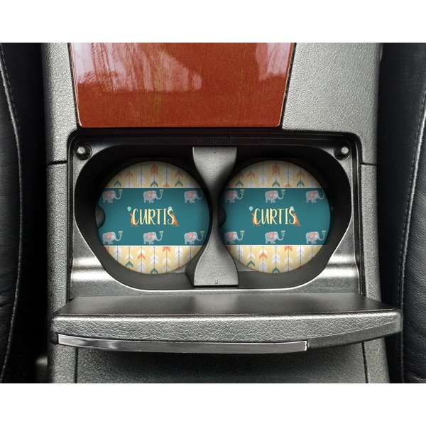 Animal Friend Birthday Sandstone Car Coaster - In Cup Holder