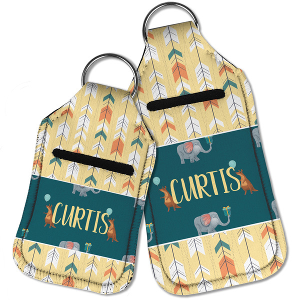 Animal Friend Birthday Sanitizer Holder Keychain - Parent Main