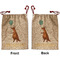 Animal Friend Birthday Santa Sack - Front & Back (Personalized)