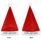 Animal Friend Birthday Santa Hats - Front and Back (Double Sided Print) APPROVAL