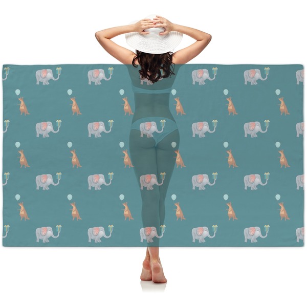 Custom Animal Friend Birthday Sheer Sarong